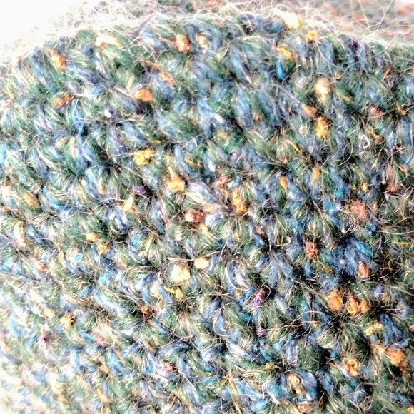 Mohair Blend New Crocheted Soft Non-wool Unisex  Beret Fuzzy XL - Picture 5 of 8